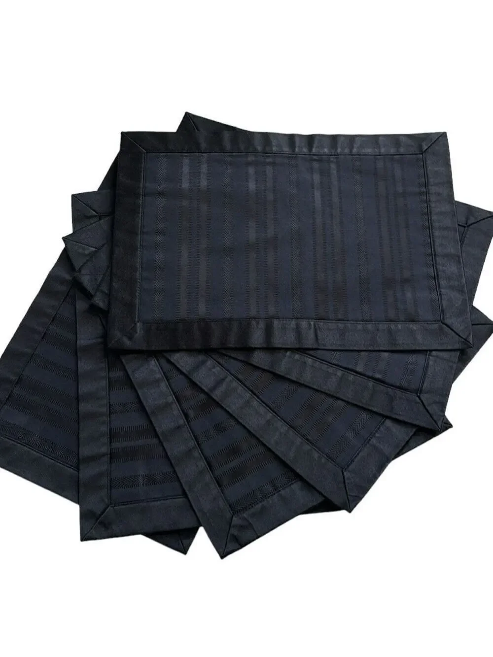 Waterford Placemats in Black Set of 6